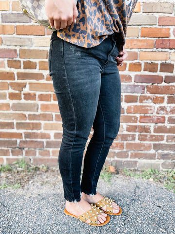 A STEP ABOVE THE REST BLACK SKINNY JEANS-3/25-[option4]-The Lovely Lola Boutique-Womens-Clothes