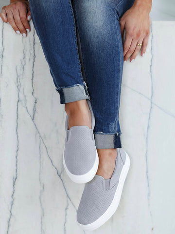 JANIE PLATFORM SNEAKERS - GREY-[option4]-The Lovely Lola Boutique-Womens-Clothes
