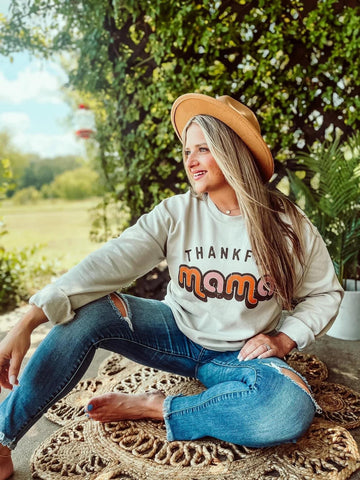THANKFUL MAMA GRAPHIC TEE-[option4]-The Lovely Lola Boutique-Womens-Clothes