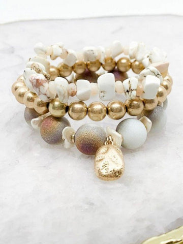 HEAD OVER HEALS OMBRE BEADED BRACELET SET-[option4]-The Lovely Lola Boutique-Womens-Clothes